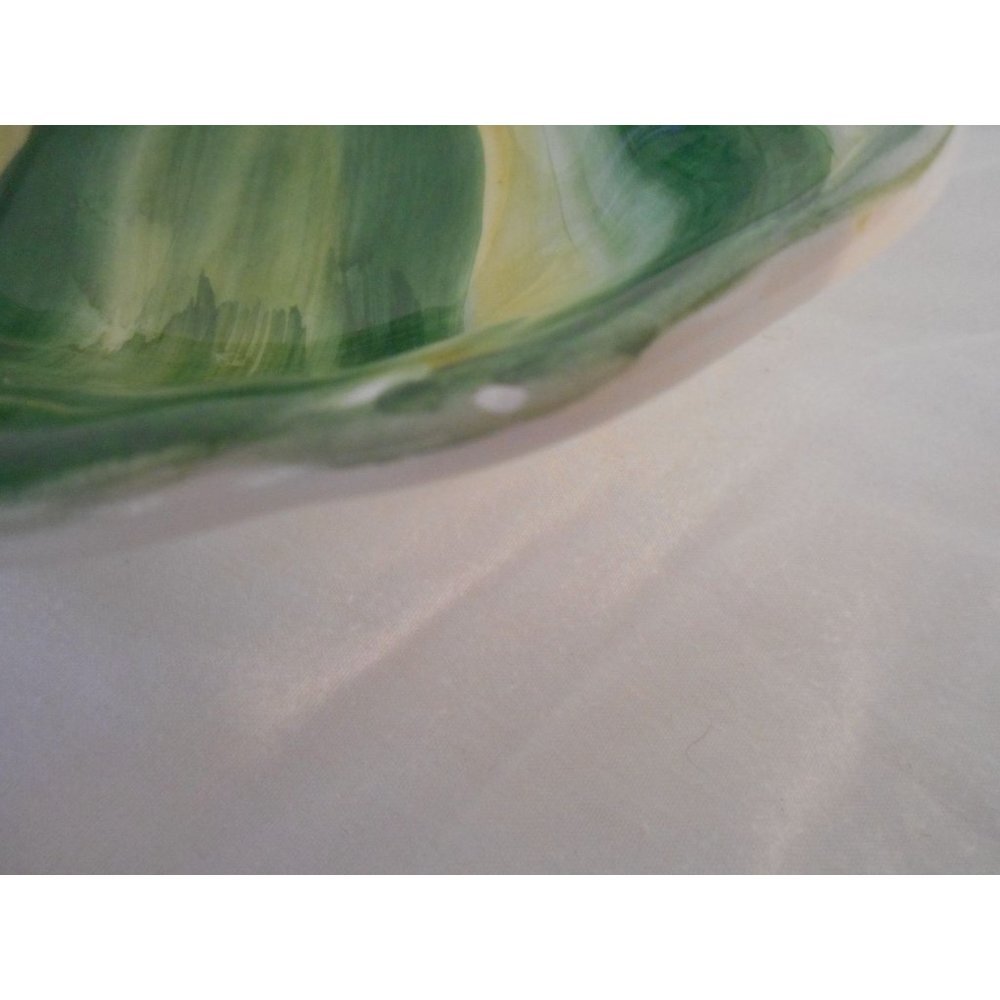 Vintage Set of 4 Green pepper small bowls Made in Italy Estate Find - Picture 4 of 4